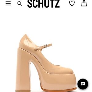 Schutz Zayne Nude Heels
